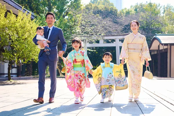 七五三 自然光での撮影