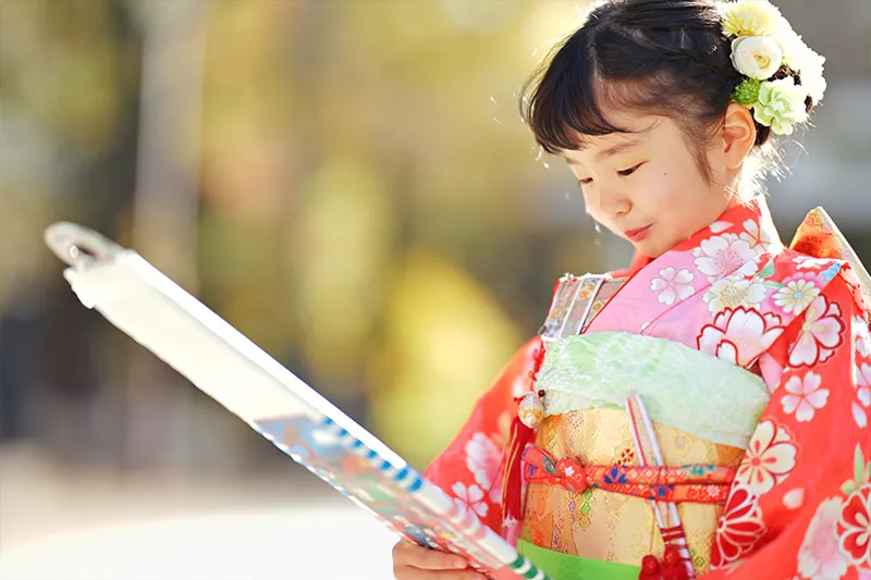 七五三の撮影風景