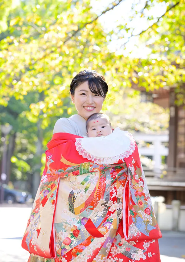 熊野神社でのお宮参り撮影