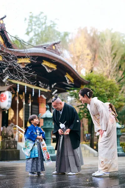 熊野神社での成人式撮影