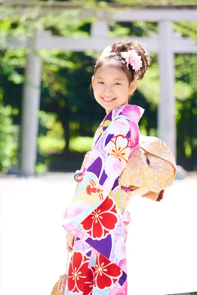 七五三の着物姿