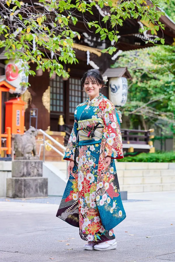 お宮参りの祝い撮影