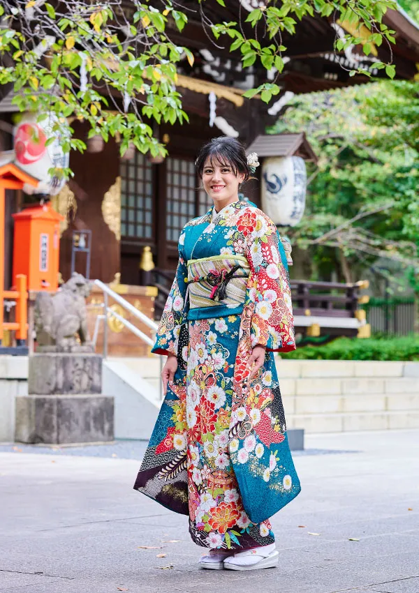 お宮参りの祝い撮影