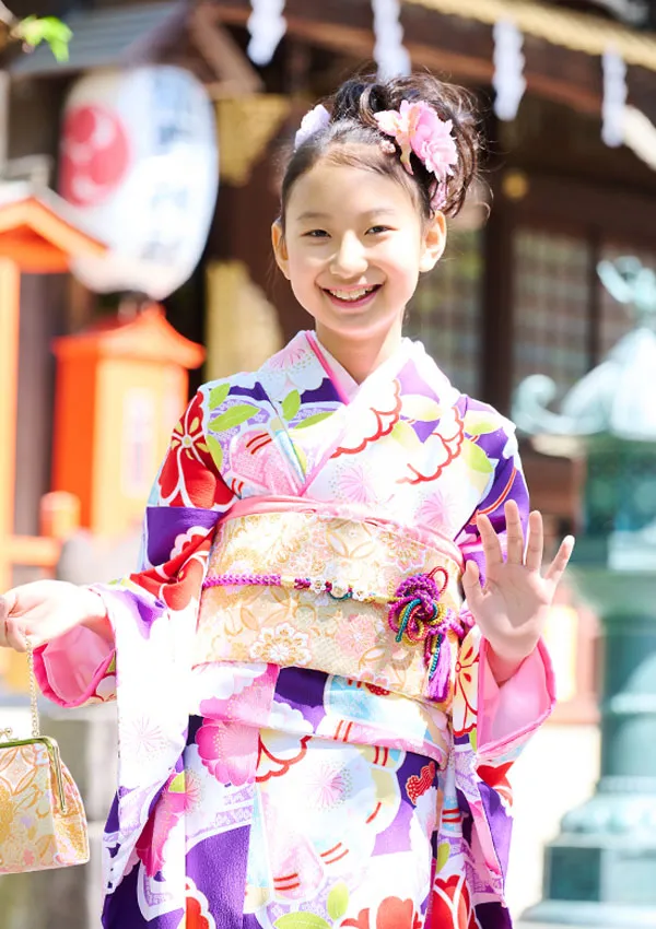 七五三の着物姿