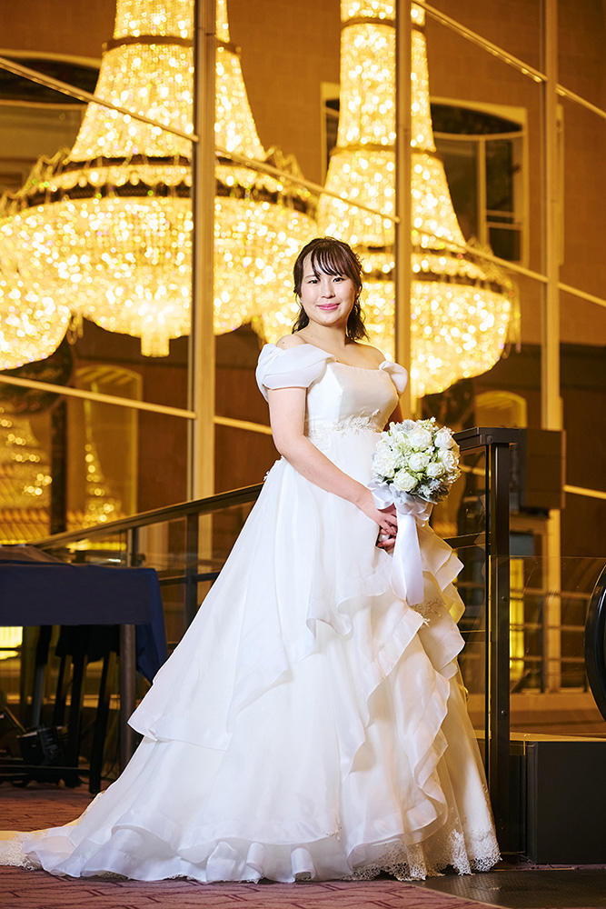 ドレス姿の花嫁